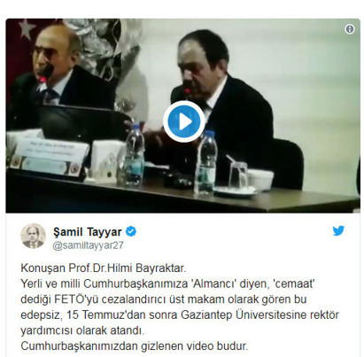 Şamil Tayyar Cumhurbaşkanı Erdoğan izleyince çıldırdı dediği videoyu paylaştı