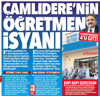 Kentin merkezi çöküyor çıkış yolu Saraçoğlu