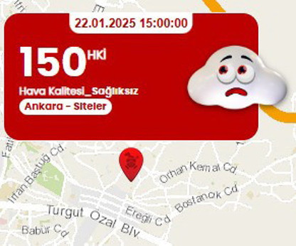 Siteler’e dikkat Havamız ortada