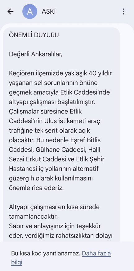 Ankara’nın dereleri açıktan aksaydı