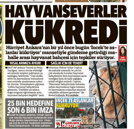 Aslan park kapanıyor