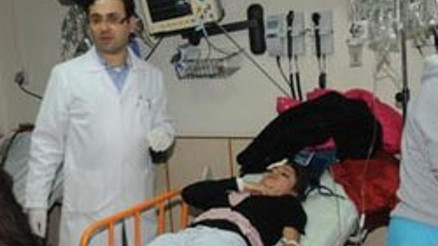 Köpeğe çarpmamak için