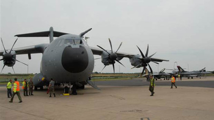 A400M ilk yurt dışı görevini yaptı