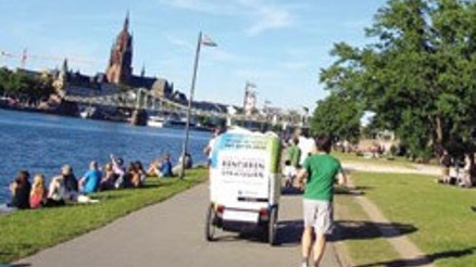 Gabriel’in bisikletiyle Main kıyısından Frankfurt