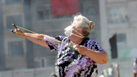 Sapanlı teyze de gözaltında