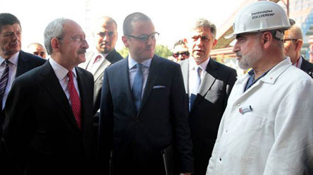 CHP lideri Kılıçdaroğlu Essende maden ocağı müzesini ziyaret etti CHP lideri Kılıçdaroğlu Essende maden ocağı müzesini ziyaret etti