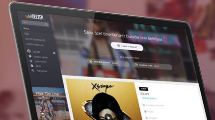 Deezerın arayüzü yenilendi