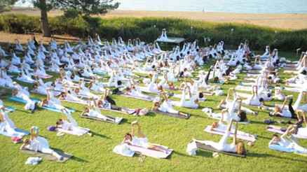 Büyük Yoga şöleni için geri sayım