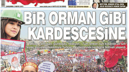 Ne yani, gazeteler bugün böyle çıkamaz mıydı