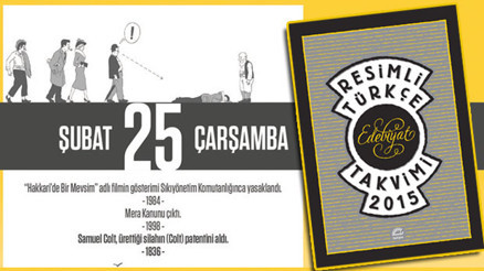 Öykülü çizgili maarif takvimi