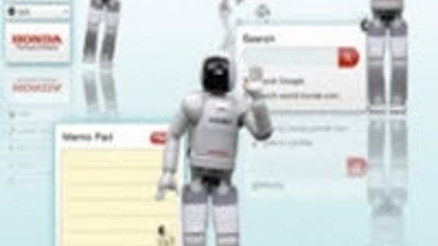 Masaüstünde bir garip Asimo
