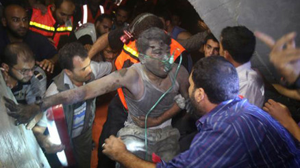 Gazzede can kaybı 600ü geçti Gazzede can kaybı 600ü geçti