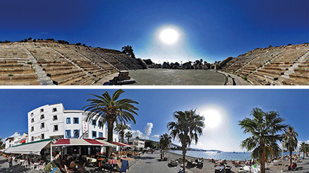 Bodrumun panoramik fotoğrafları Yandexle her yerde