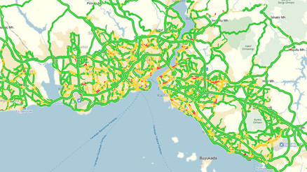 İstanbul trafiğine bayram geldi