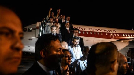 Kaçırılan Türk işçiler yurda döndü