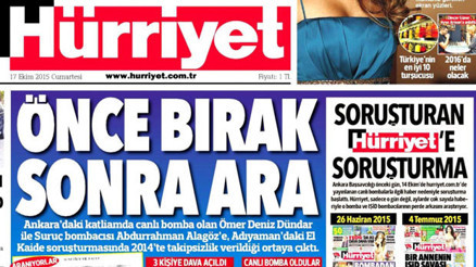 Soruşturan Hürriyete soruşturma