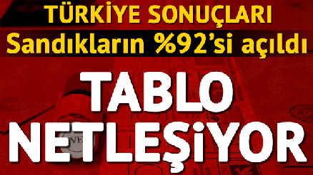Seçim sonuçları: AKP - CHP - HDP - MHP oy oranları