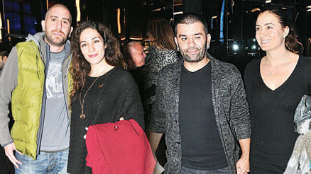 Bülent Şakrak ve eski eşi Özge Borak pişti oldu