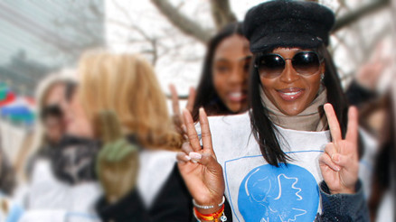 Kadınlar Gününde New Yorkta ünlü yürüyüş