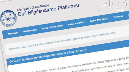 Diyanet ahlaksız soruyu önce cevapladı sonra sitesinden kaldırdı Diyanet ahlaksız soruyu önce cevapladı sonra sitesinden kaldırdı