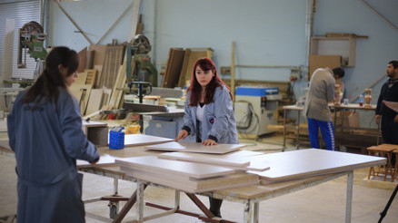 ‘Üniversiteli marangozlar’ işbaşında