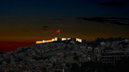 Kadifekale ışıl ışıl