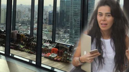 Asena Atalay ayakkabılarını yeni evine sığdıramadı