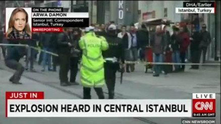 Dış basın İstiklal Caddesindeki patlamayı böyle gördü