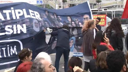 İmam Hatipler kapatılsın pankartına Erdoğan ayarı