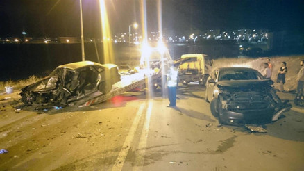 Kafa kafaya çarpıştılar