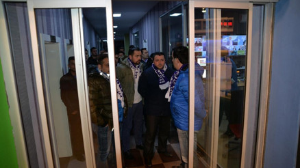 Orduspor taraftarları canlı yayında