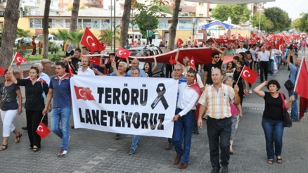 Ödemiş Şehitler İçin Yürüdü