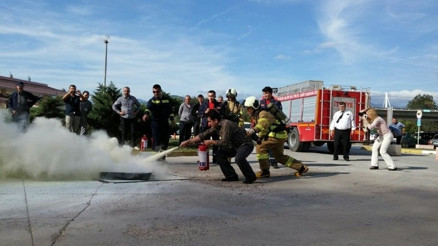 Hastanede Yangın Tatbikatı