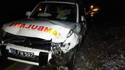 Ordu’da Ambulans Kazası: 3 Yaralı