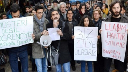 Öğrencilerden Ulaşım Zammı Tepkisi