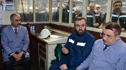 Belediye Başkanı Aydından şehit babasına ziyaret