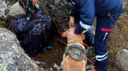 Kayıp kadın ormanlık alanda bulundu