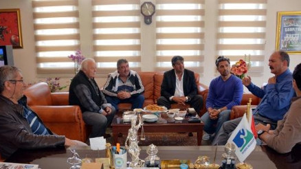 Günlükbaşıspordan Başkan Saatcıya ziyaret