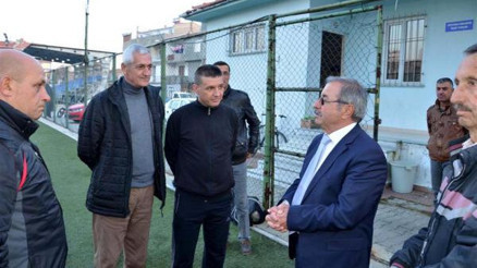 Başkan Özacardan Sinanspora ziyaret