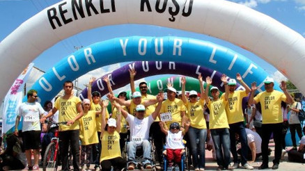 Çankayalılar renkli koşunun rengi oldu