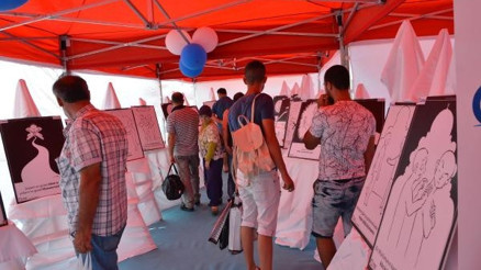 Çizgilerle Hadis-i Şerif Sergisi Gestaş İskelesinde