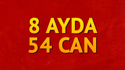 İş kazalarına 8 ayda 54 can