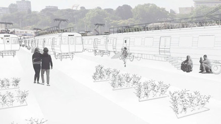 Boş vagonlara mülteci evi