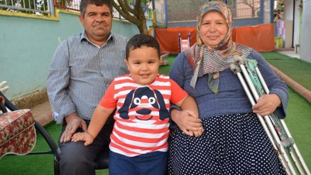 Engelli çiftin örnek fedakarlığı