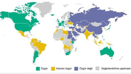 Freedom House: Türkiyede internet özgür değil