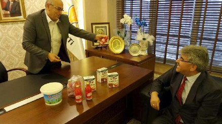 Başkan Ergülden, AK Partiye Gilaburulu ziyaret