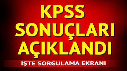 KPSS sınav sonuçları ÖSYMde KPSS tercihleri ne zaman