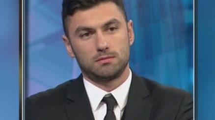 Milli futbolcu Burak Yılmazın duygusal anları