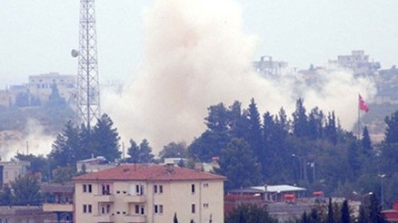 Karkamış Sınır Kapısının Suriye tarafında büyük patlama