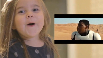 Küçük kızın Star Wars sevgisi rekor kırdı